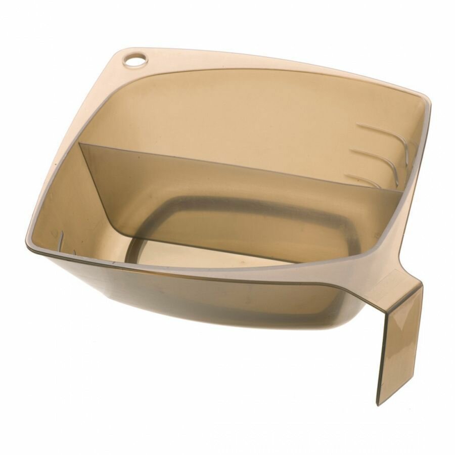 фото Dewal Чаша для смешивания краски квадратная двойная T-1222, пластик, черный, 300 мл