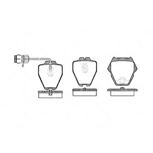 STELLOX 763 012B-SX (4A0 698 151 D / 4A0698151D / 4B0698151P) колодки дисковые п. с антискрип. пл.\ Audi (Ауди) a8 2.8-6.0