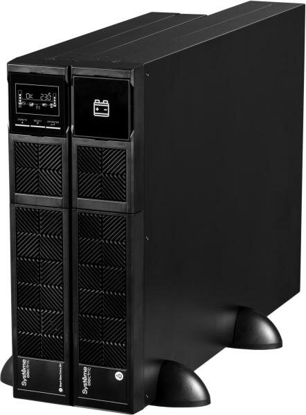 Источник бесперебойного питания Systeme Electriс Smart-Save Online SRV, 3000VA/2700W, On-Line, Extended-run, Rack 2U(Tower convertible), LCD, Out: 6xC13, 1xC19, SNMP Intelligent Slot, USB, RS-232 (SRV Systeme Electric - фото №9