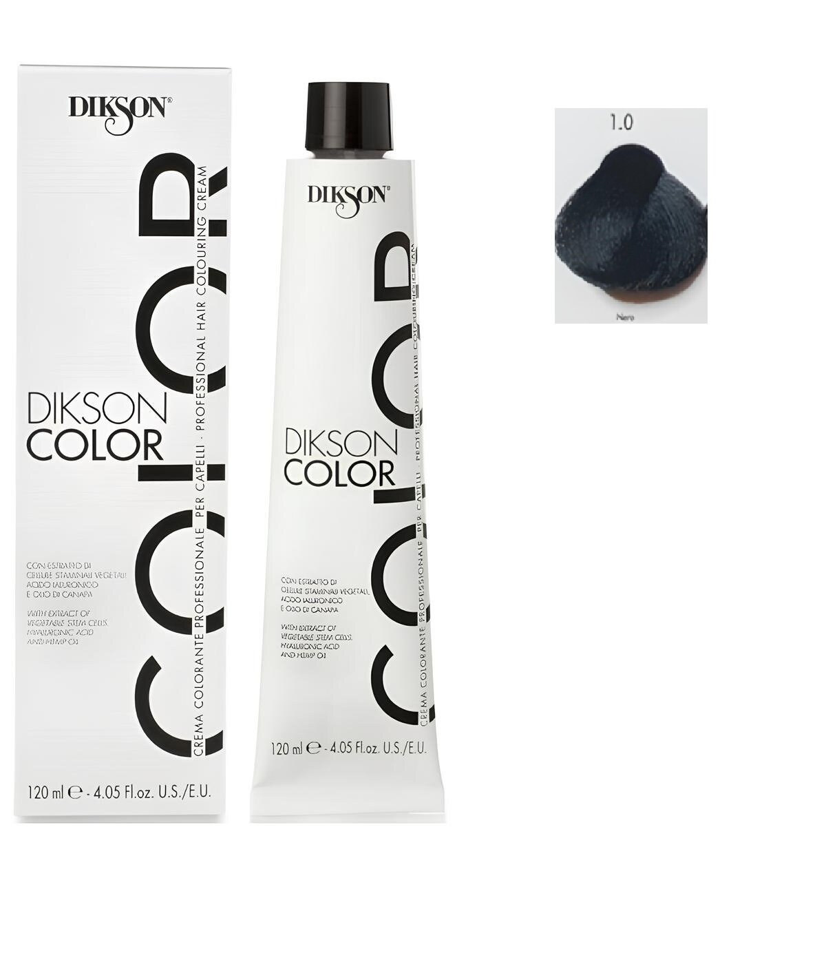 фото Краска для волос DC 1/0 чёрный Dikson NATURALI Nero