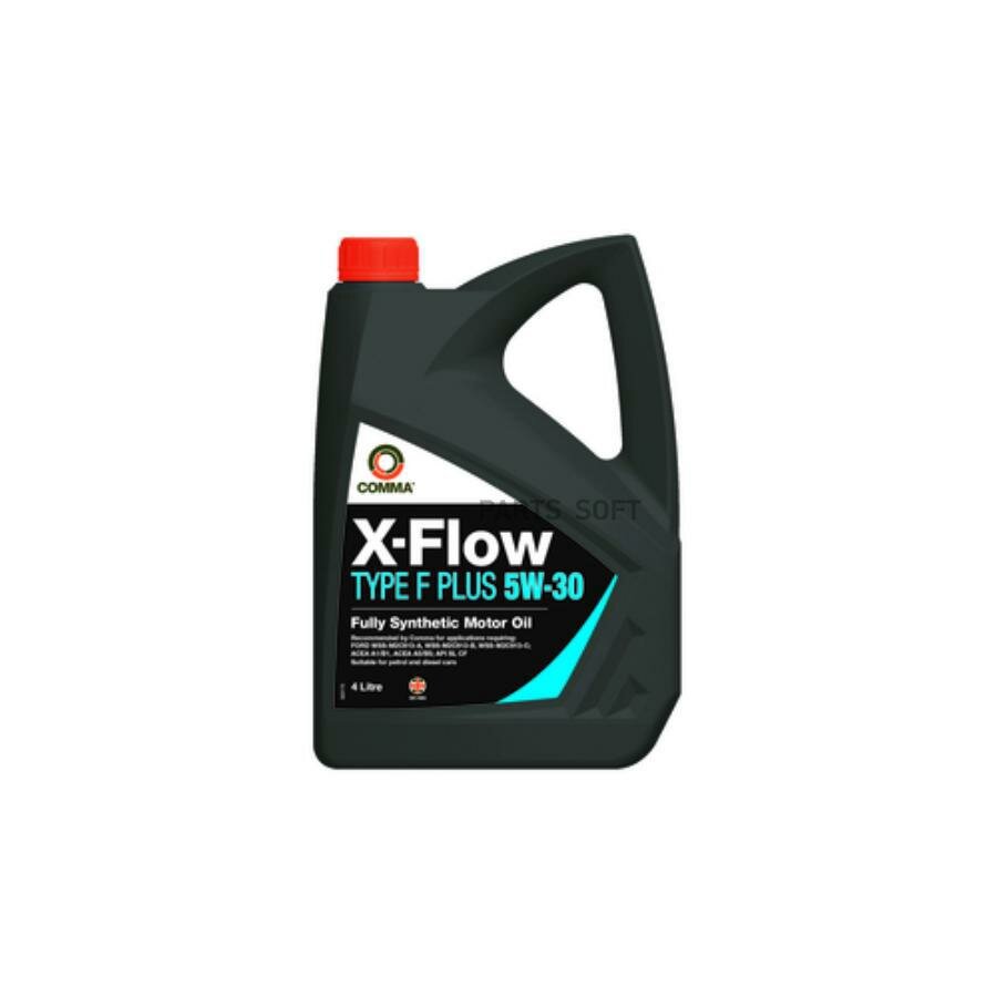 COMMA 5W30 X-FLOW TYPE F PLUS (4L)_масло мот.! синт.\ ACEA A5/B5,API SL/CF,FORD WSS-M2C913-B/A COMMA / арт. XFFP4L - (1 шт)