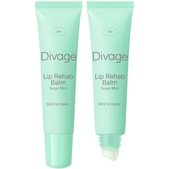 Бальзам для губ Divage Lip Rehab Balm с ароматом сладкой мяты