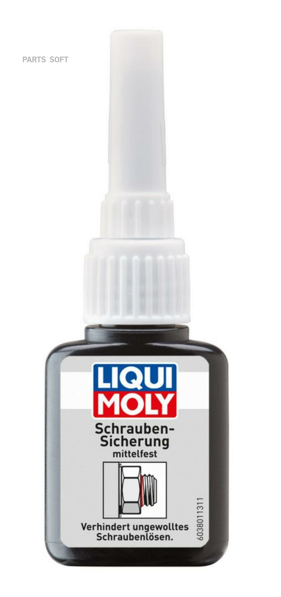 LIQUI MOLY 3801 Средство для фиксации винтов (средней фиксации) (0 01 л.)