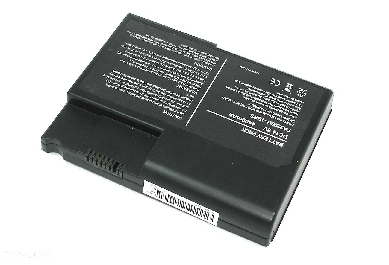 Аккумуляторная батарея для ноутбука Toshiba PA3209U-1BRS 14.8V (4400mAh)