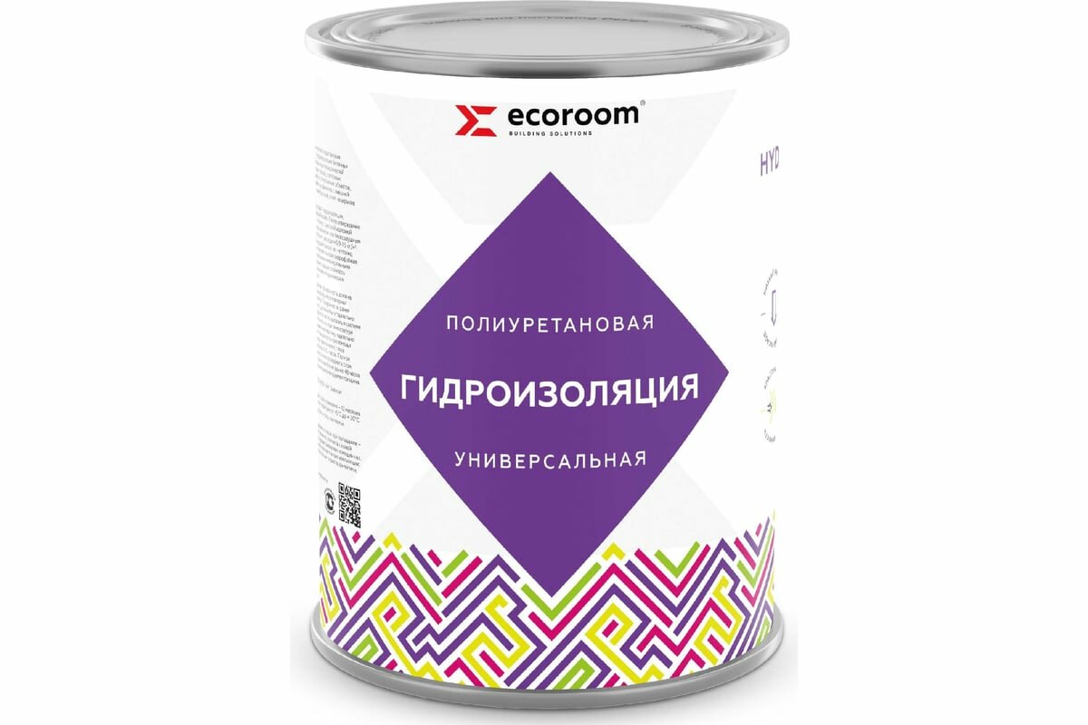 фото ECOROOM Гидроизоляция полиуретановая универсальная HYDRONEED, белый, 1 кг. 443-1-1-Бел