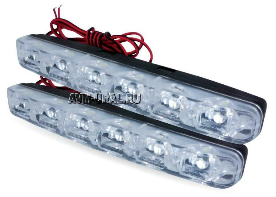 AVS A80747S Дневные ходовые огни 6 LED 