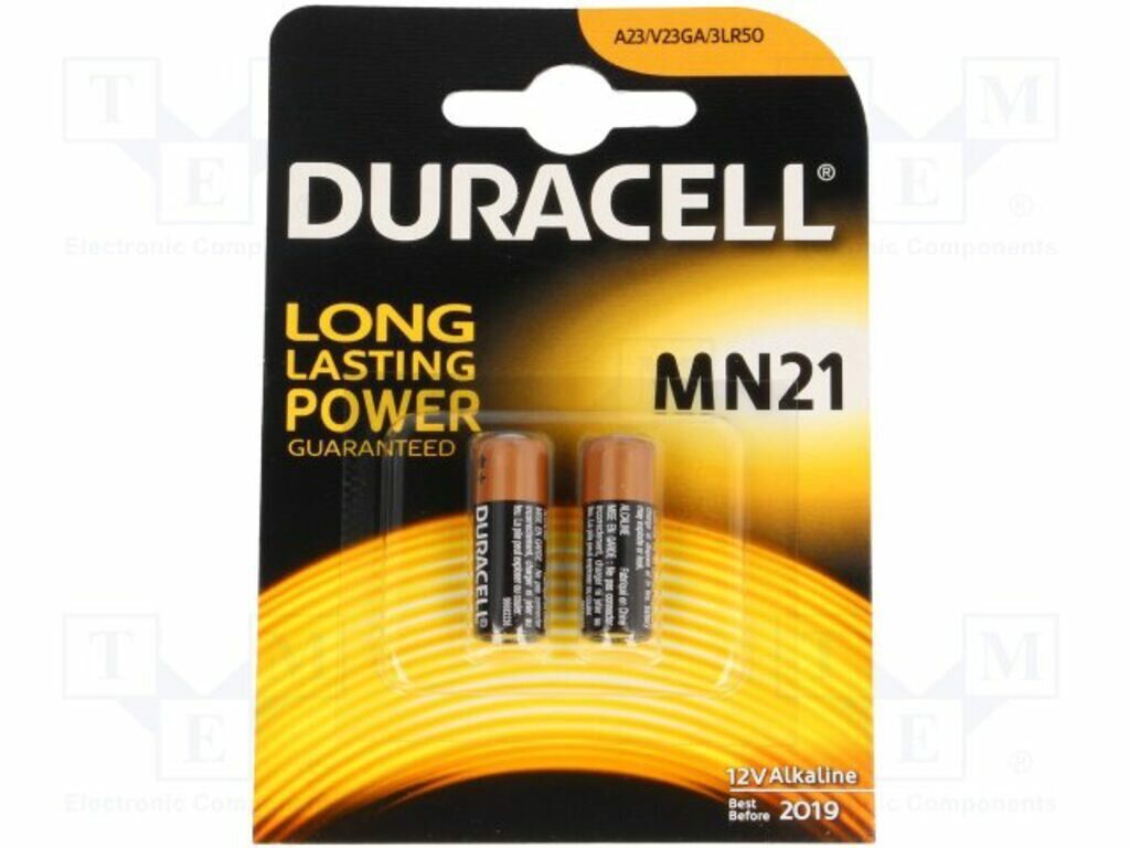 Батарейка 23 A (MN21) DURACELL блистер цена за 1 шт