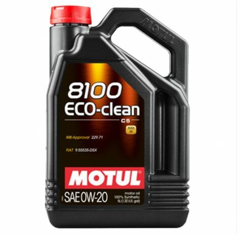 Синтетическое моторное масло Motul 8100 Eco-clean 0W20