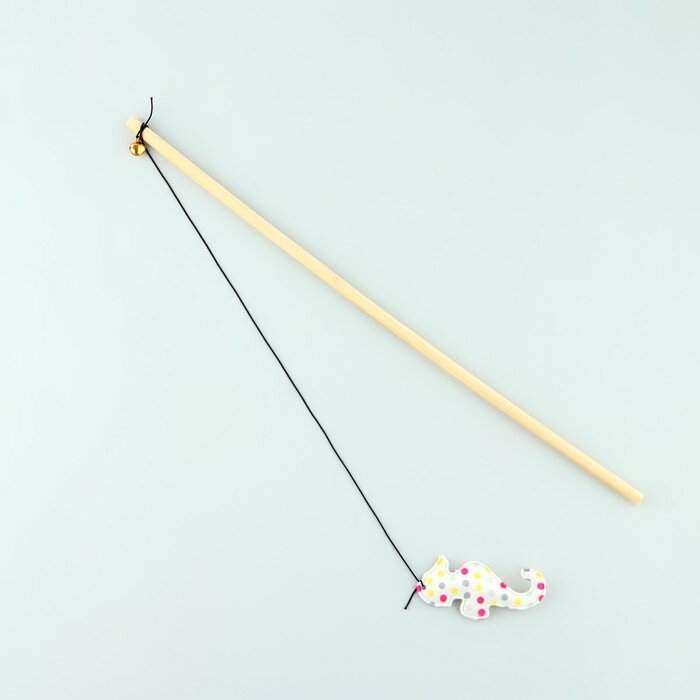 Дразнилка с игрушкой и шуршалкой «Морской конёк», 8 см - фотография № 1