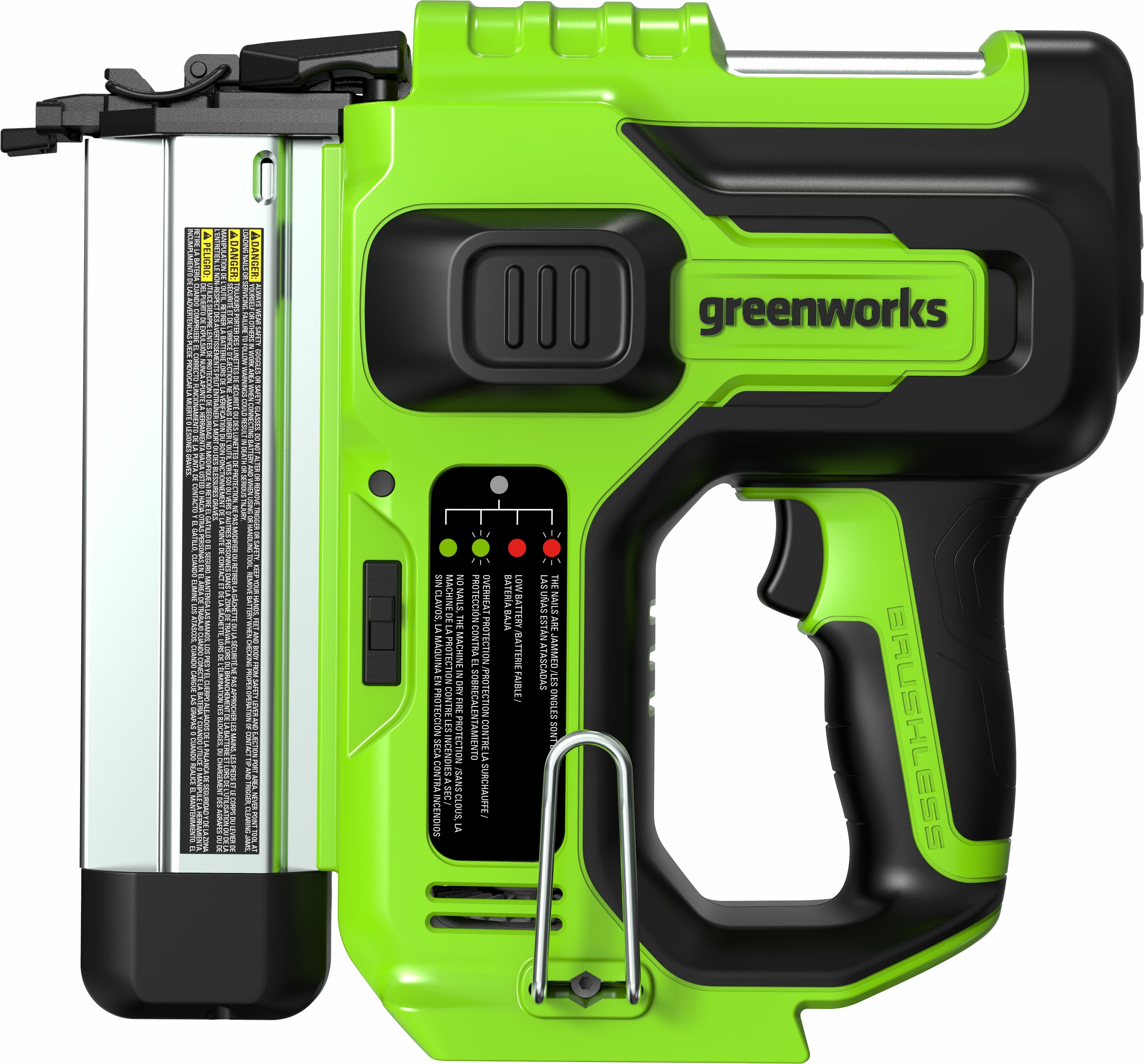 Гвоздезабиватель аккумуляторный Greenworks GD24BN 24 В без АКБ и З/У
