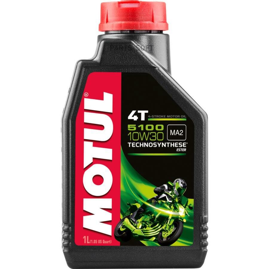 MOTUL 104062 Масо моторное дя 4-х тактных двигатеей 5100 4T 10W30 п/синт.1 MOTUL