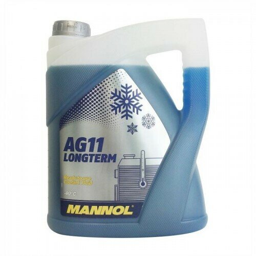 MANNOL Антифриз AG11 -40°C Longterm (концентрат) G12 синий 5л