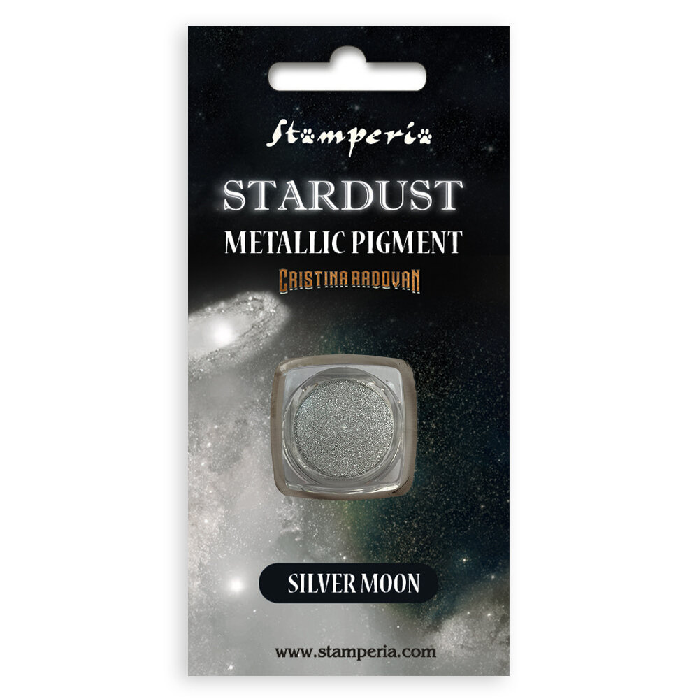 Красящий пигмент (порошок) Stardust Pigment серебряный STAMPERIA KAPRB04