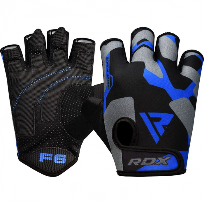 Перчатки для фитнеса RDX SUMBLIMATION F6 L черный, синий