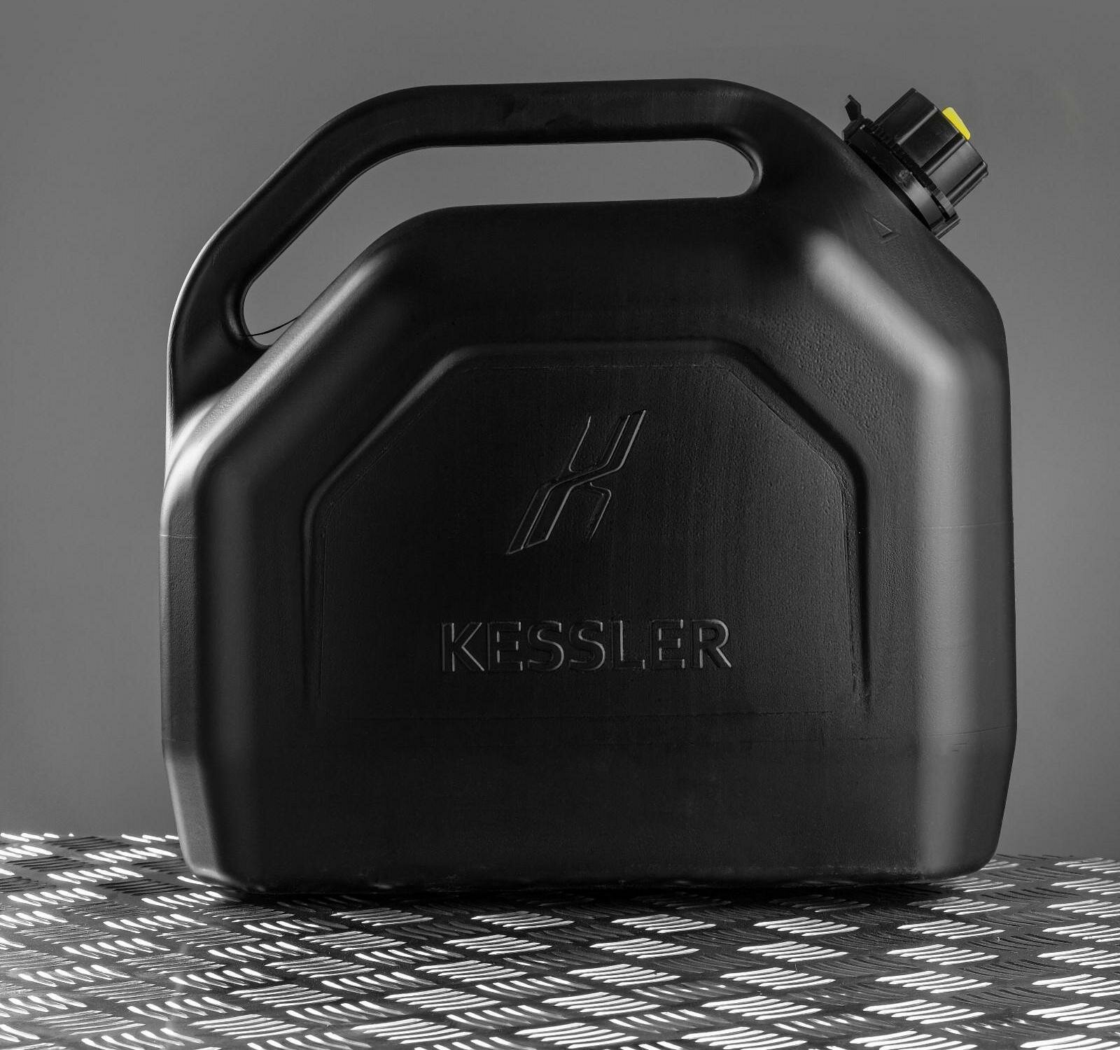 Канистра ГСМ Kessler premium, 20 л, пластиковая, чёрная - фотография № 2