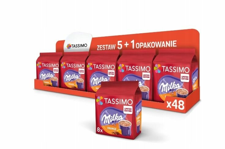 Кофе в капсулах Tassimo Milka Orange Hot Choco, 48 капсул - фотография № 1