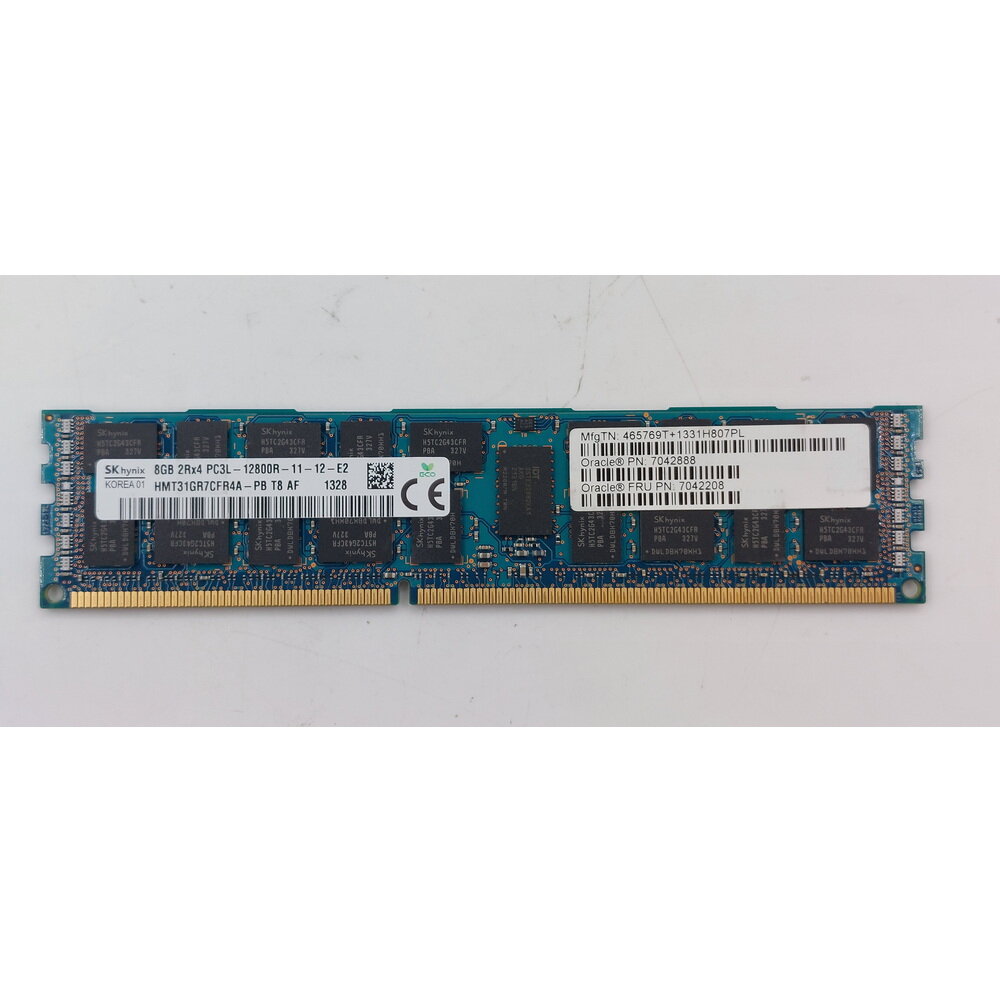 Модуль памяти 7042208, HMT31GR7CFR4A-PB, 7042888, SK Hynix, Oracle, DDR3, 8Gb, 12800R