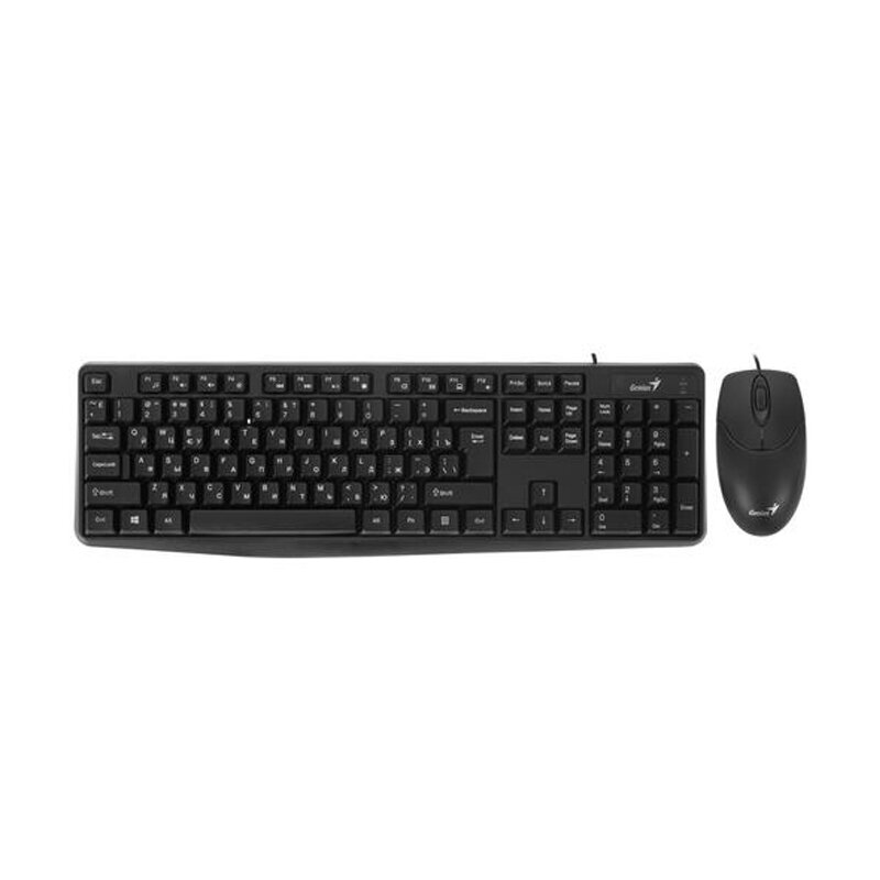 Комплект проводной Genius Smart КМ-170 клавиатура+мышь USB черный