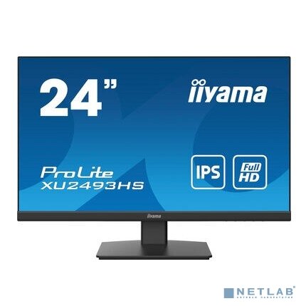 IIYAMA Монитор LCD IIYAMA 23.8'' XU2493HS-B5 черный IPS 1920x1080 75Hz 250cd HDMI DisplayPort M/M HAS Pivot чёрный