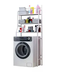 Полки над стиральной машиной / стеллаж над стиральной машиной / полки для стиральной машины / напольная этажерка / Laundry Rack.