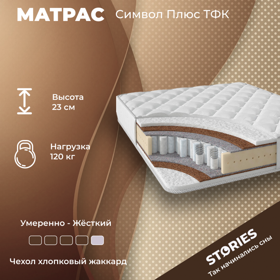 Матрас Stories Символ Плюс ТФК (160х200 см)