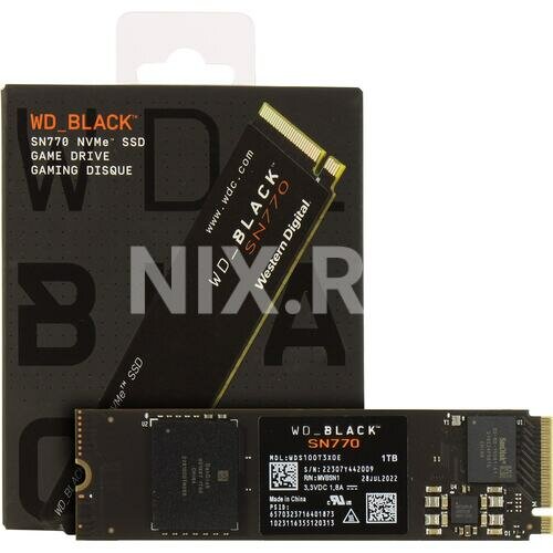 SSD Western digital Black SN770 1 Тб WDS100T3X0E