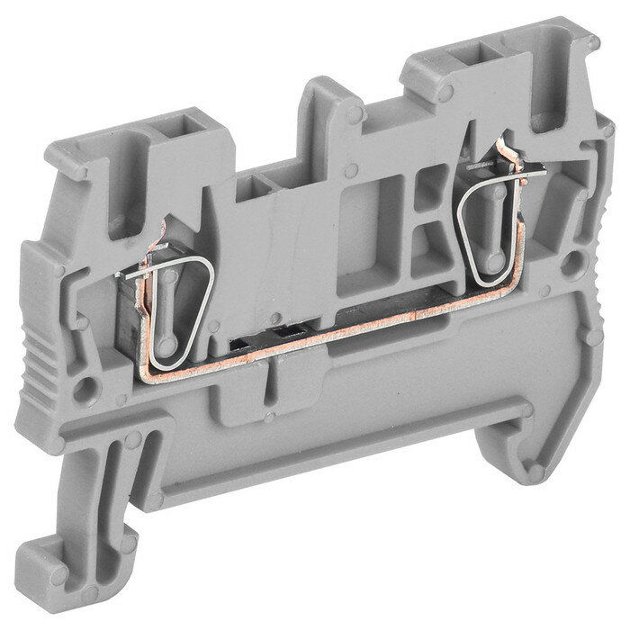 Клемма пружинная КПИ 2в-1,5 17,5А серый IEK