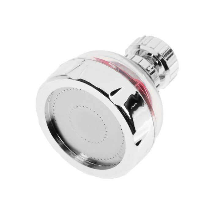 фото Аэратор Z3632-1, поворотный, на шарнире, с красным вентилятором, хром/прозрачный