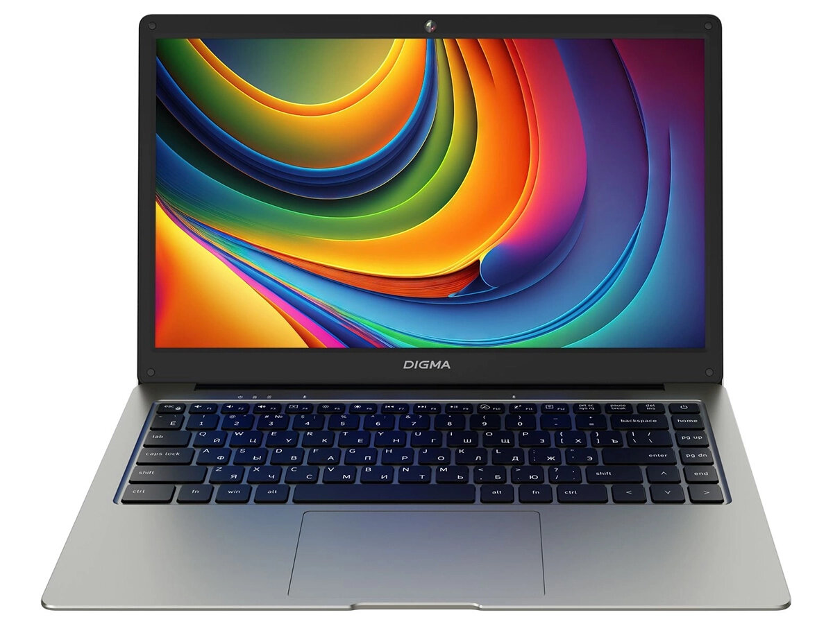 Ноутбук DIGMA EVE C4403 DN14CN-4BXW04 (14" Celeron Dual Core N4000 4 ГБ/ SSD 128 ГБ UHD Graphics 600) Серый