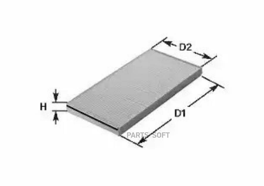 фото CLEAN FILTERS Фильтр салонный угольный