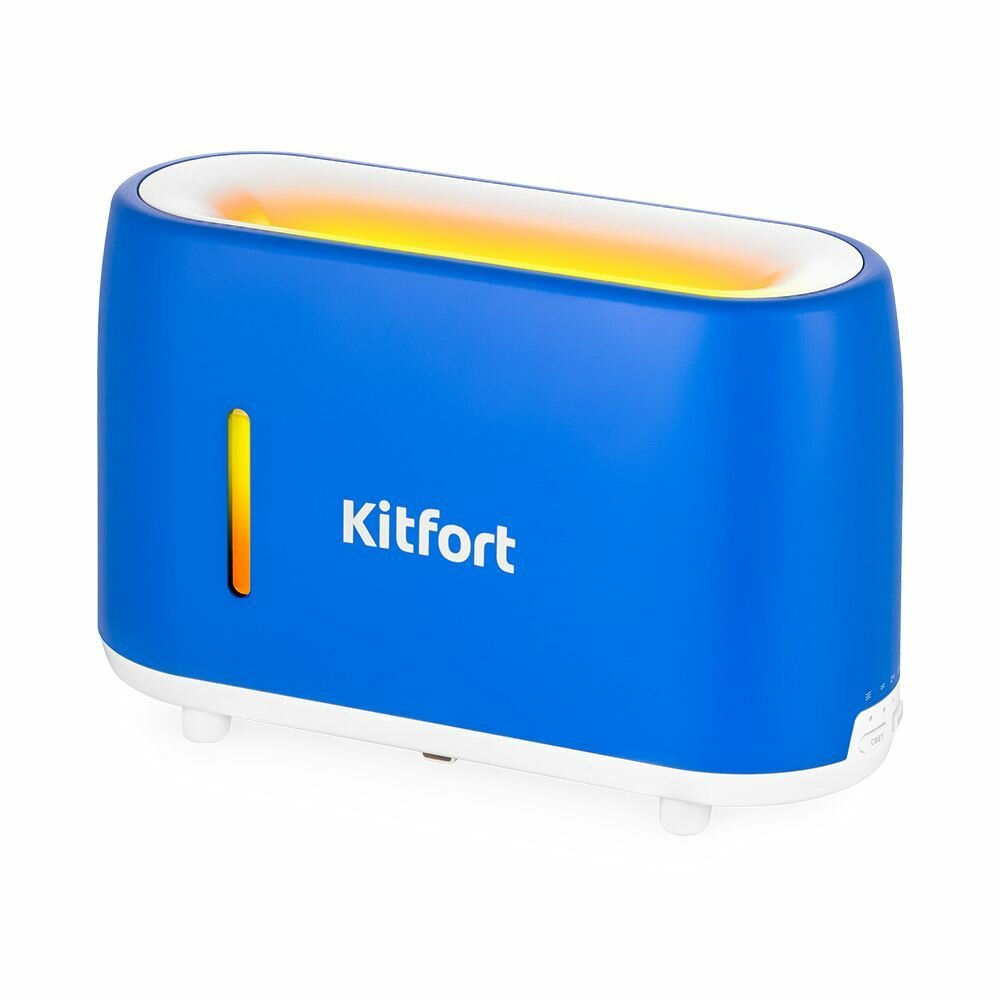 Увлажнитель-ароматизатор воздуха Kitfort КТ-2887-3 бело-синий - фото №1