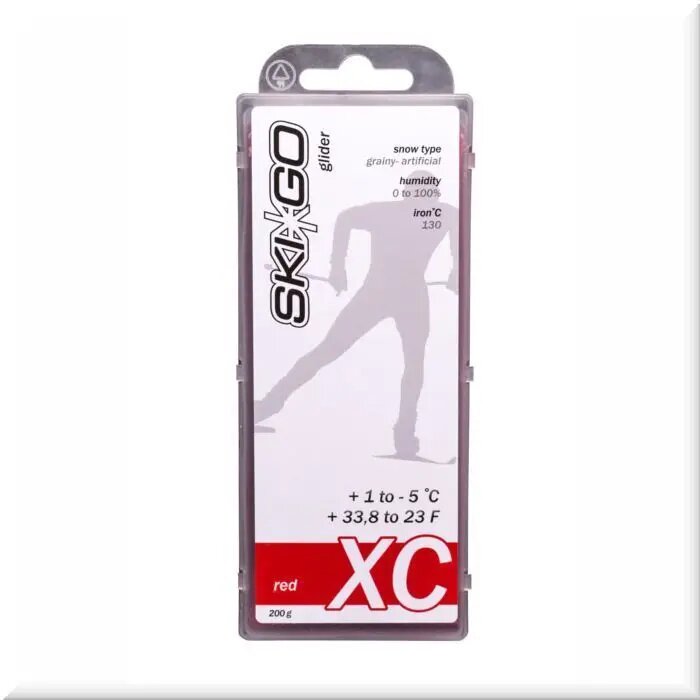 SkiGo CH XC Glider Red +1° до -5°С (для стар. и искус. снега)