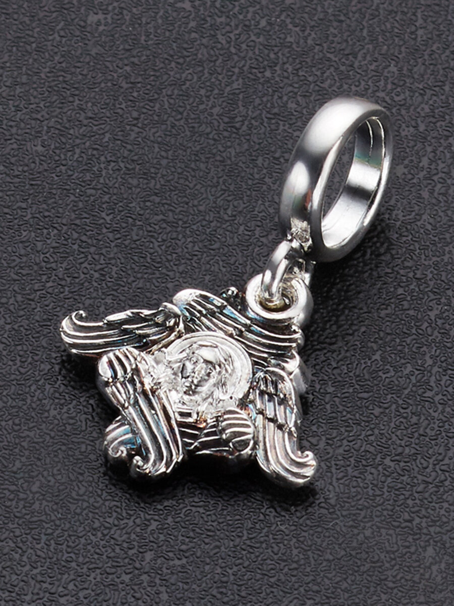 Подвеска на браслет Angelskaya925 Шарм из серебра пандора (pandora), серебро, 925 проба, чернение, размер 2.2 см.