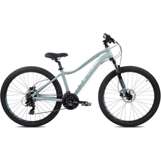Женский велосипед Aspect горный Oasis HD (14.5", зелено-черный)