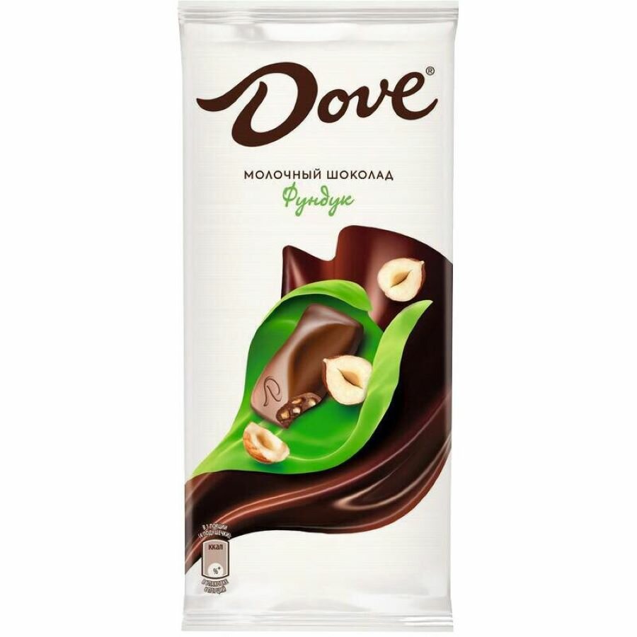 Шоколад молочный 16 шт по 90 г Фундук Dove