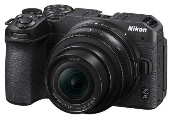 Nikon Беззеркальный фотоаппарат Nikon Z30 Kit 16-50mm DX VR (Черный)