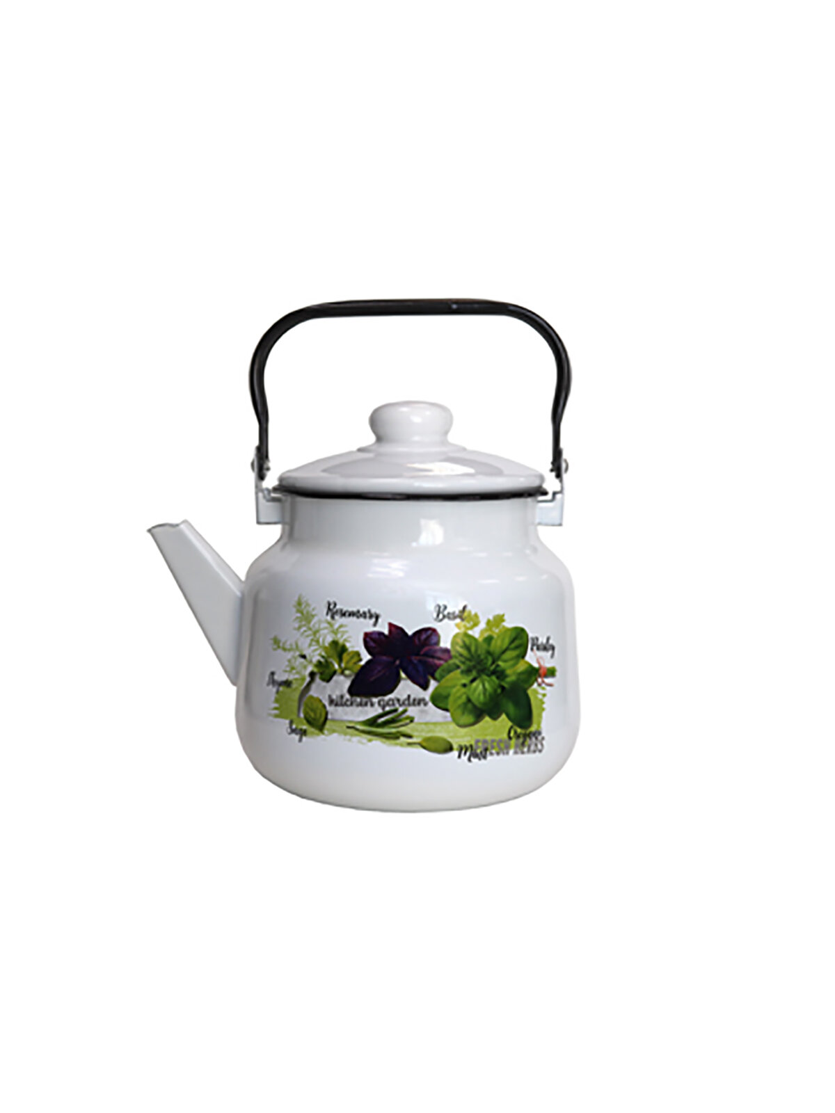 Чайник для плиты Базилик эмалированный, 3,5 л