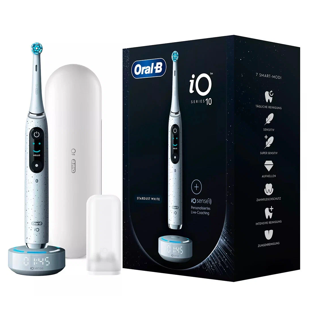 Электрическая зубная щетка Oral-B iO Series 10 Stardust White, уцененная