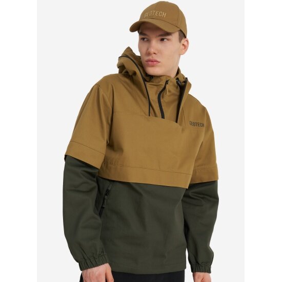 Куртка-анорак Geotech противоэнцефалитный, коричневый-зелёный, разм. 52-54