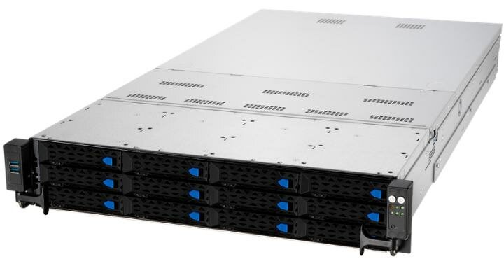 Сервер в корпусе высотой 2U Никс aS9600/pro2U S923P2Di Xeon Silver 4316/256 ГБ/2 x 960 Гб SSD/A100/Aspeed AST2600