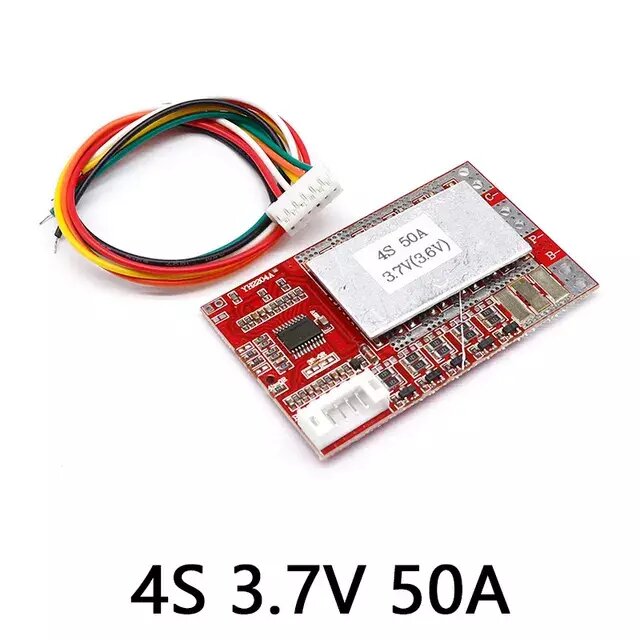 Плата защиты литиевой батареи 4S 50A BMS