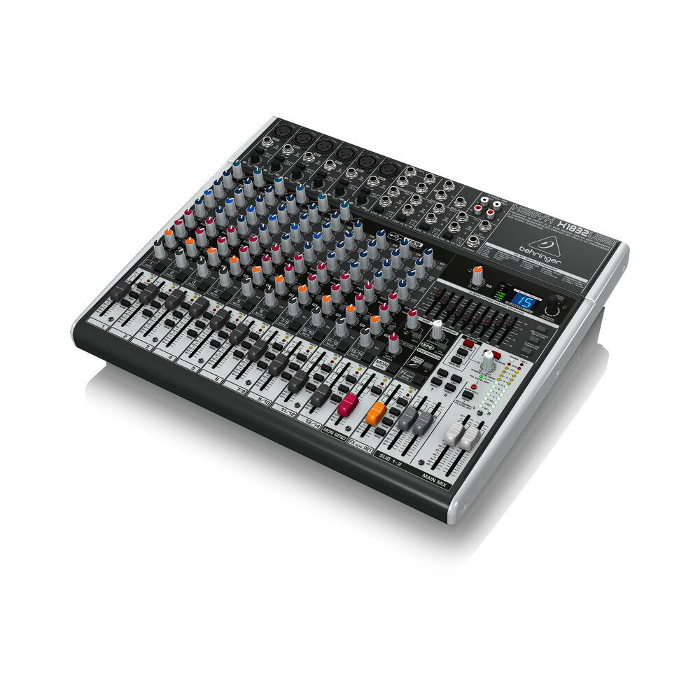 BEHRINGER X1832USB - микшер,6 монов,4 стерео,3 AUX-шины, процес эффектов, 3D процессор, эквалайзер, USB