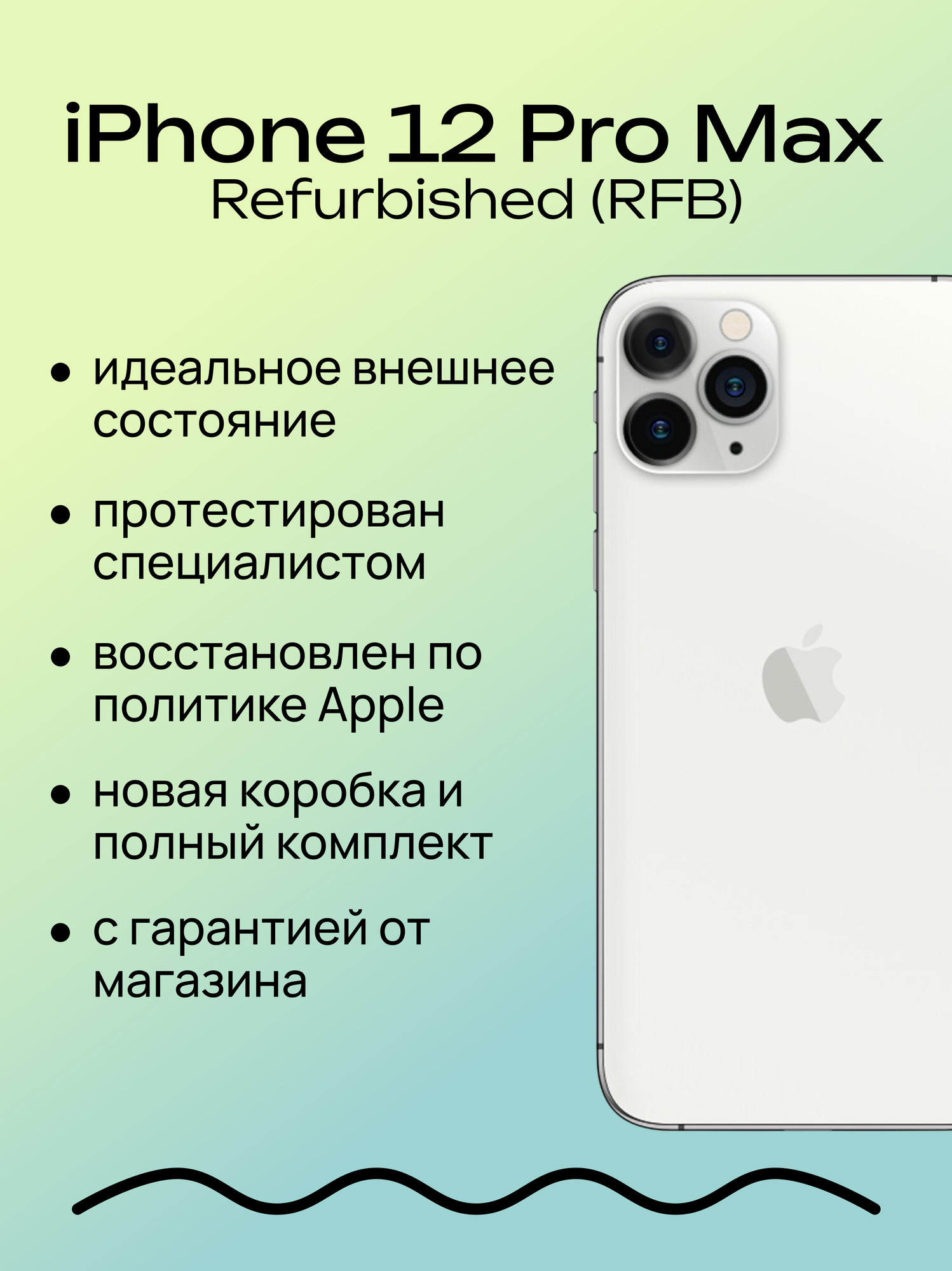 IPhone 12 Pro Max 256GB, Dual: nano SIM + eSIM, white — купить в