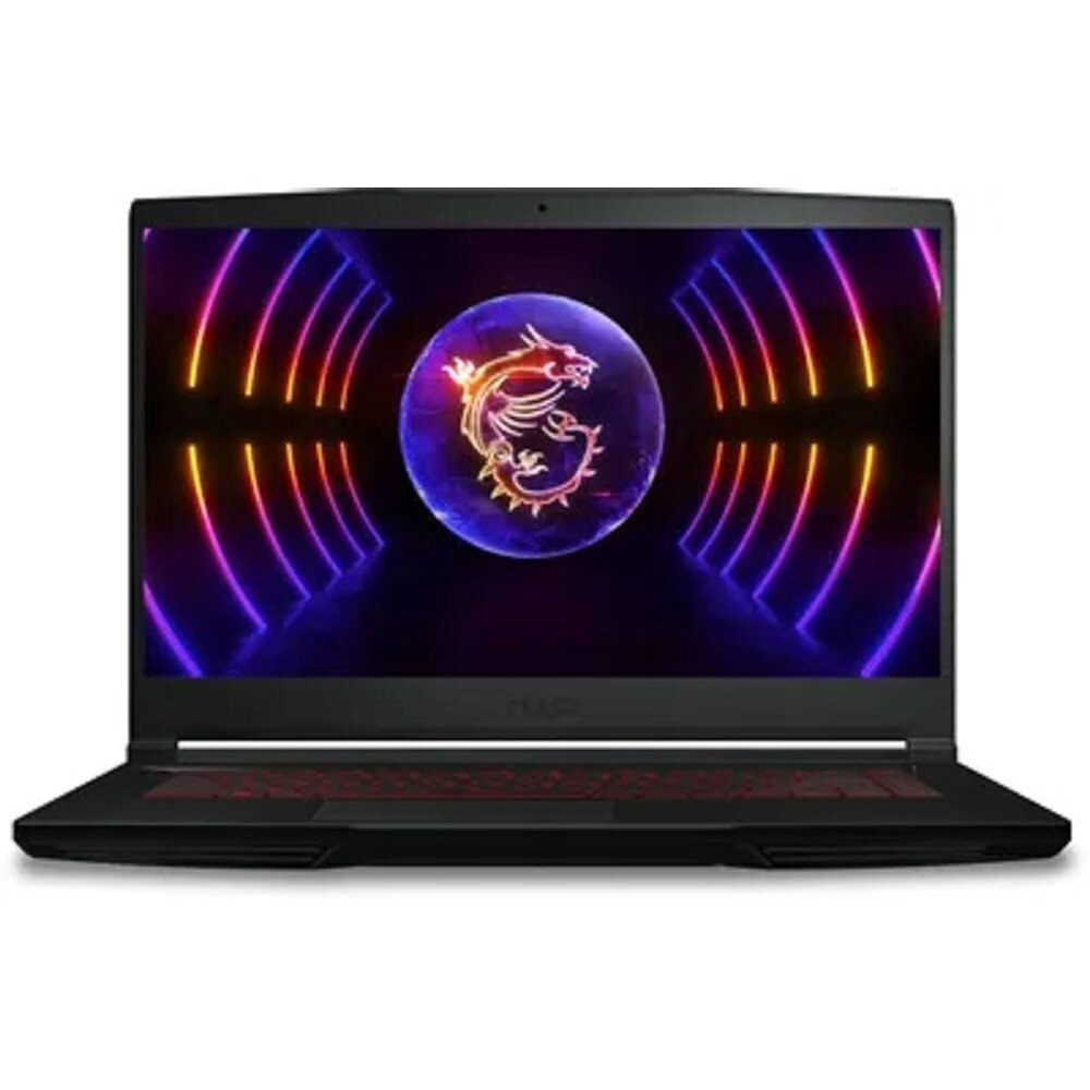 Ноутбук игровой MSI GF63 Thin 12UC-1036XRU 9S7-16R821-1036 15.6" IPS Intel Core i5 12450H 2ГГц 8-ядерный 16ГБ DDR4 512ГБ SSD NVIDIA GeForce RTX 3050 для ноутбуков - 4 ГБ Free DOS черный