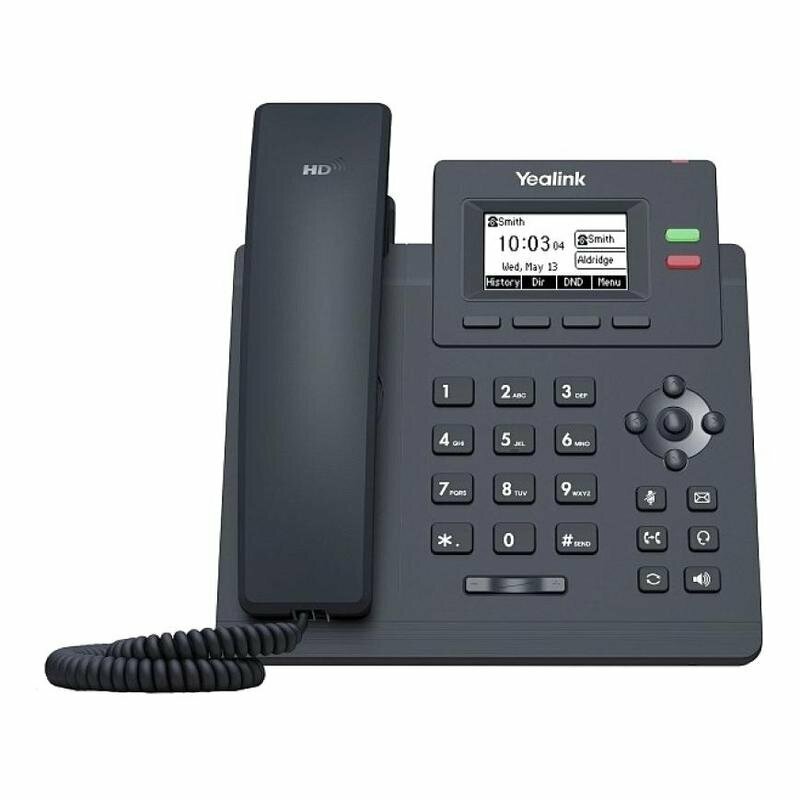 IP-телефон Yealink SIP-T31P 2 акк PoE БП в комплекте 1371773