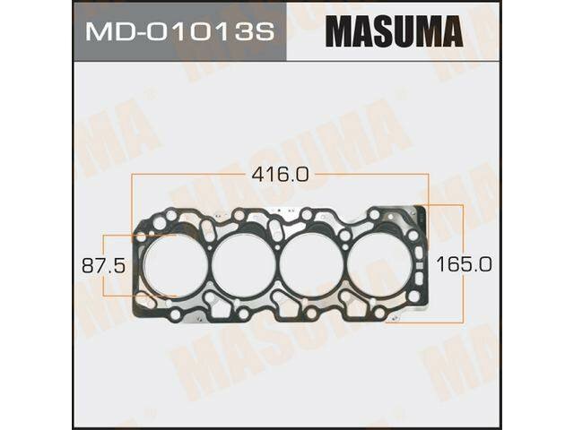 Прокладка Головки блока MASUMA, 2С-T, четырехслойная (металл-эластомер) Толщина 1,45 мм (1/10) MD01013S