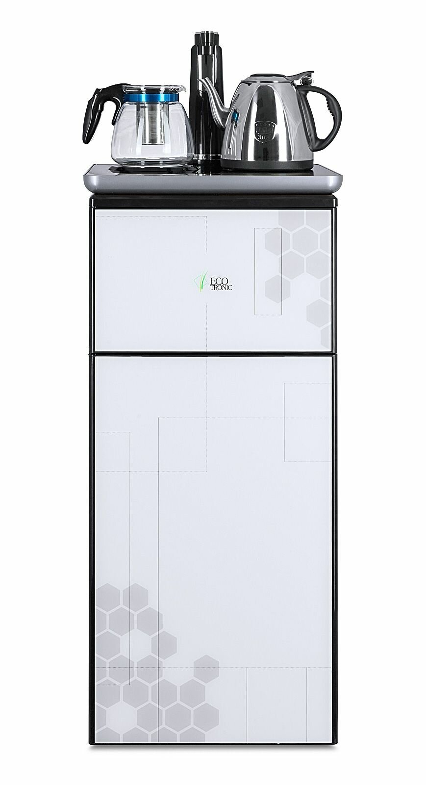 Кулер с чайным столиком Тиабар Ecotronic TB1-LE silver