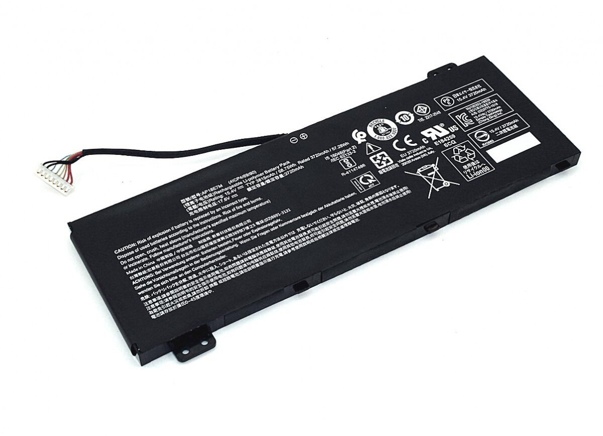 Аккумулятор для Acer Predator Helios 300 PH317-53 15.4V (3815mAh)