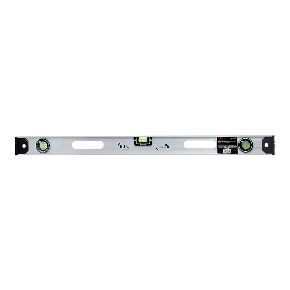 фото Уровень пузырьковый Hesler 80 см 3 глазка двутавровый