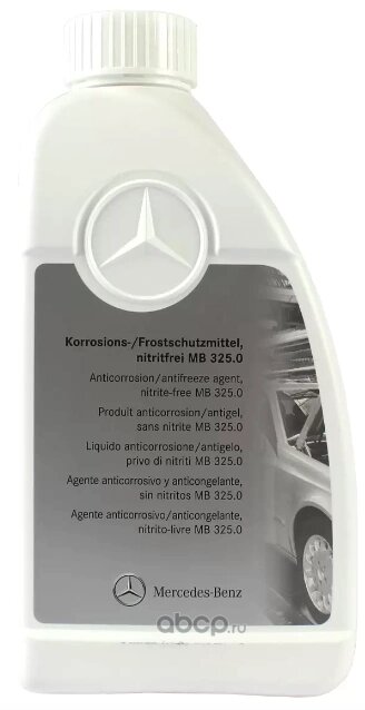 фото Антифриз MERCEDES-BENZ Antifreeze G11 концентрат синий 1 л A000 989 08 25 20